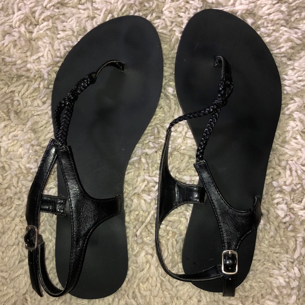 Black sandals